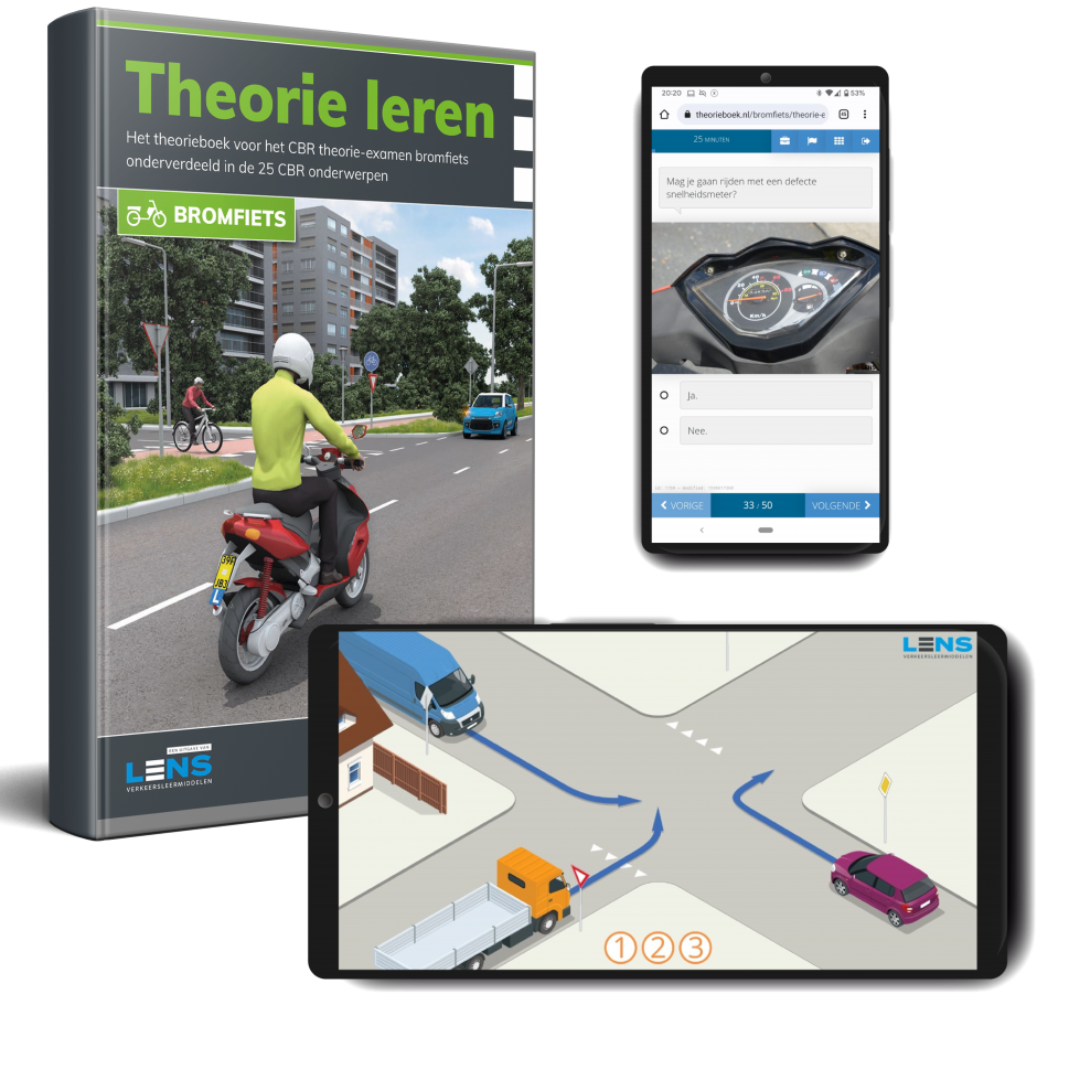 Scooter Theorieboek + Online theorie oefenen en leren met vragen en examens - 9789490797485
